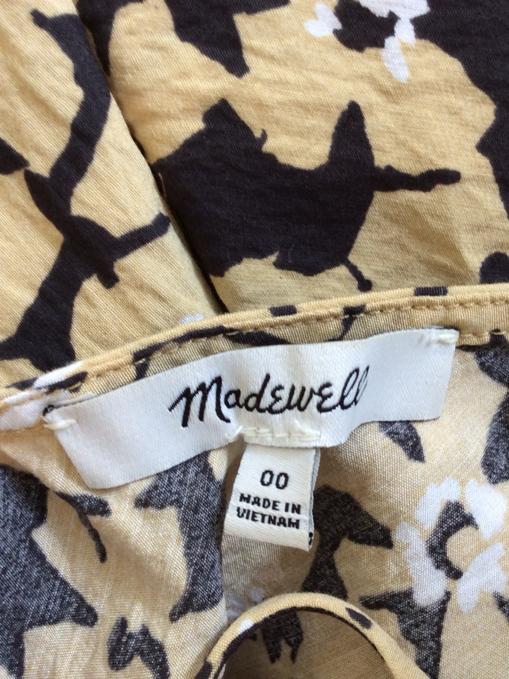 Madewell Layton Bonsai Bloom Mini Dress - 00 - Picture 8 of 8